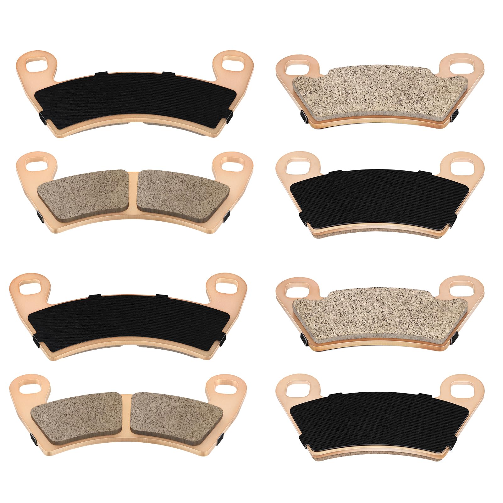 Sinter - Pastillas de freno delantero y trasero para Polaris RZR-4-800 RZR-900 2010-2014 Ranger 500 570-Crew 570-Full-Size 700 800 900 1000 EV Crew Diesel HST Brutus ACE 325/570/900 LSV