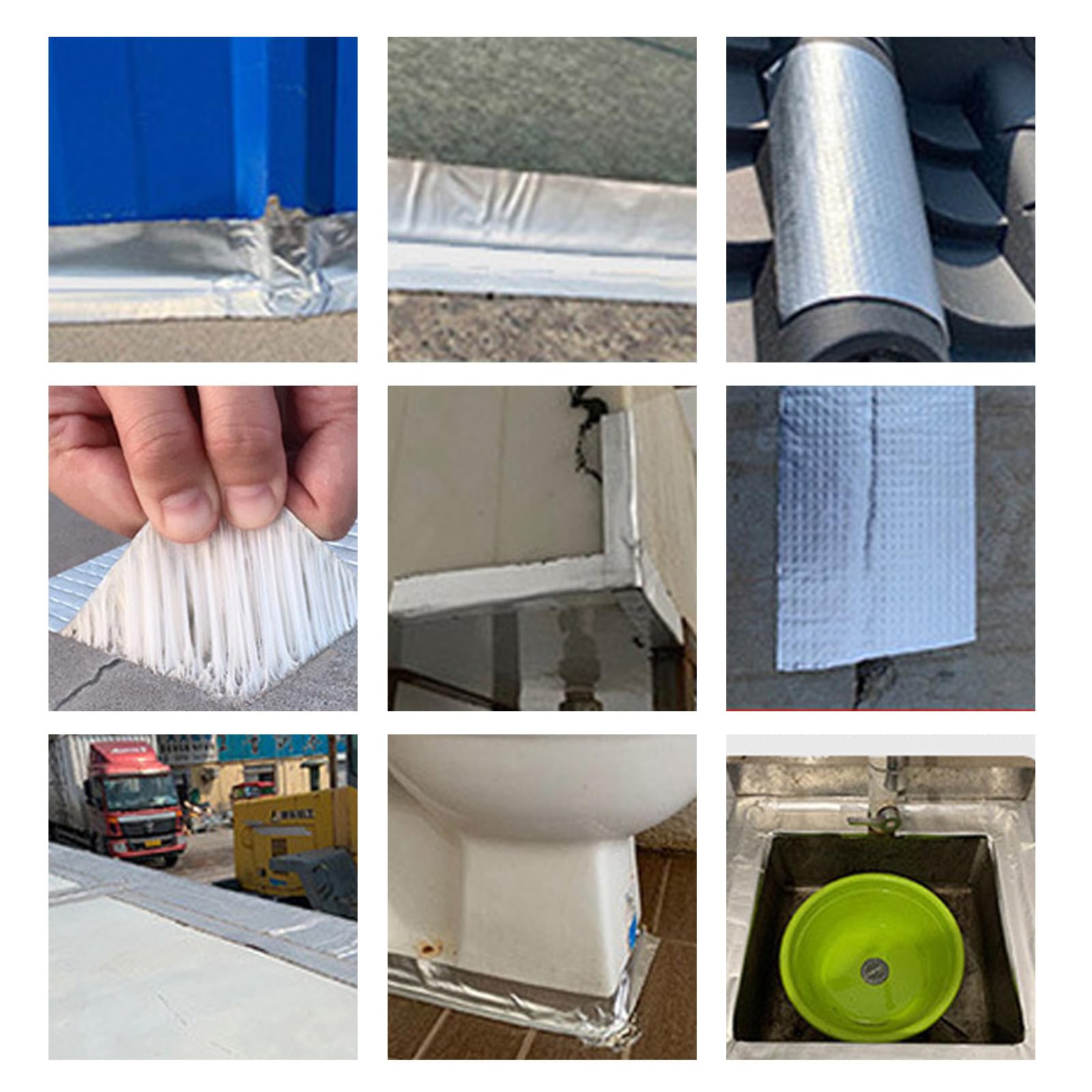 Nastro impermeabile in butile 5,1 cm x 41,4 m, nastro a tenuta stagna per riparazioni di plastica e metallo, riparazione camper, sigillatura di finestre e barche, silicone, vetro e EDPM