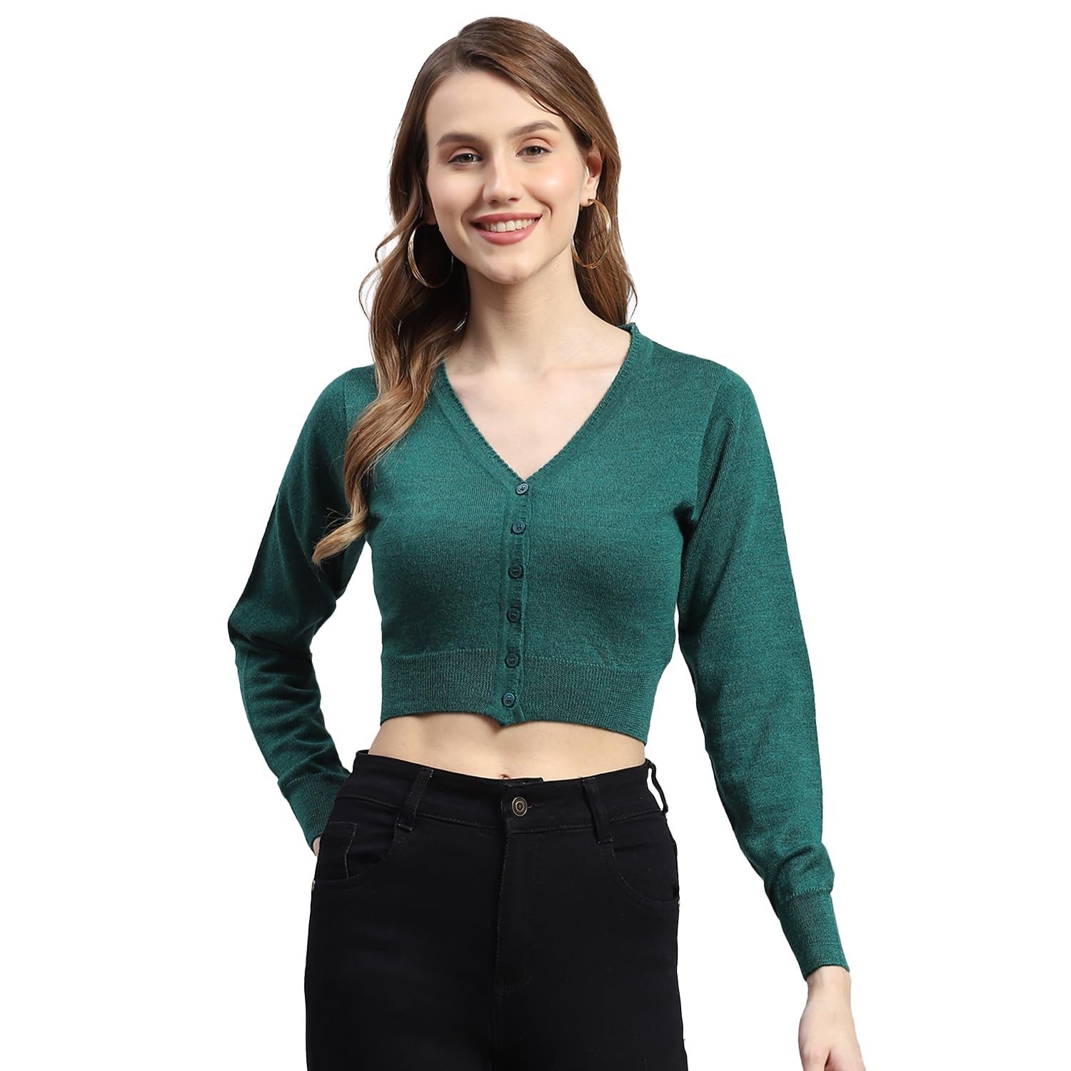 monte carlo Women's Solid Regular Fit Blouse-picture-11