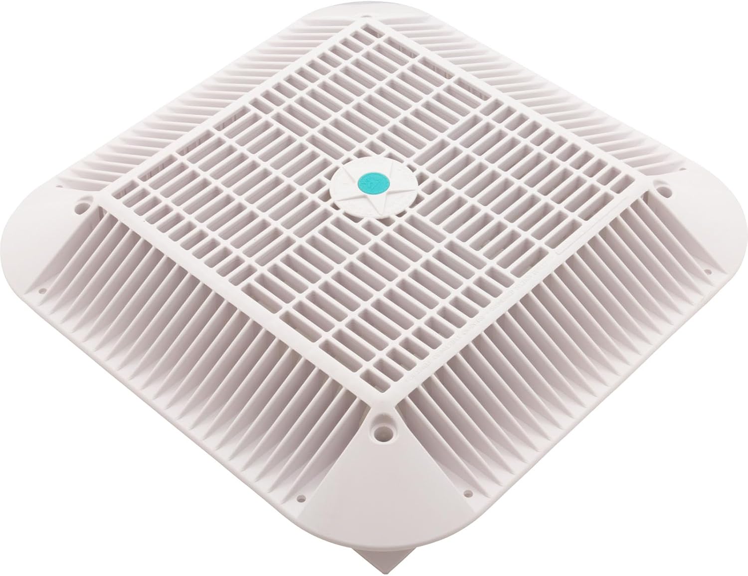 AquaStar 1216101 Square Anti-Entrapment Suction Outlet White