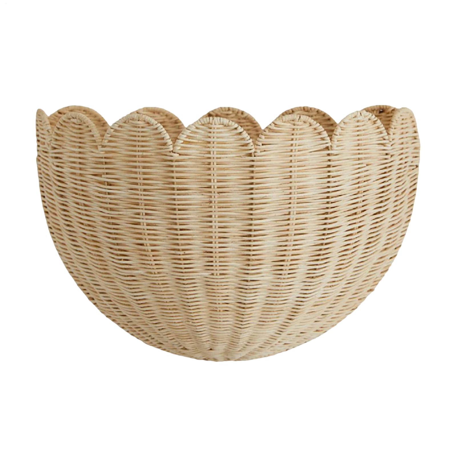 Cestas De Pared De Mimbre Organizador Almacenaje Rústico Decorativo Granja | Cesta Para Plantas Decoración Rústica De Pared Para Jardín, Salón, Dormitorio, Entrada, Apartamento,