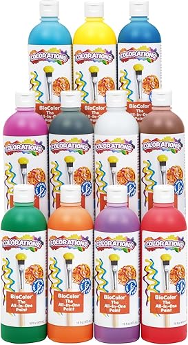 Pintura, 16 fl oz, 11 colores (artículo # BIO16)