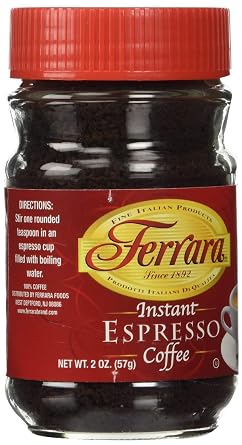 Ferrara Instant Espresso Coffee 2 oz