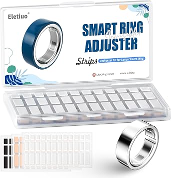 216 Pcs Smart Ring Size Adjuster for Oura Ring Gen 4/3,Samsung Galaxy Ring,Ultra Human Ring AIR, RingConn 2/1,Amazfit Helio,Invisible Loose Ring Sizing Kit,Comfortable Spacers for Daily Wear