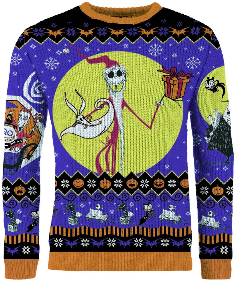 Merchoid Nightmare Before Christmas - Christmas Jumper (Size: XS)