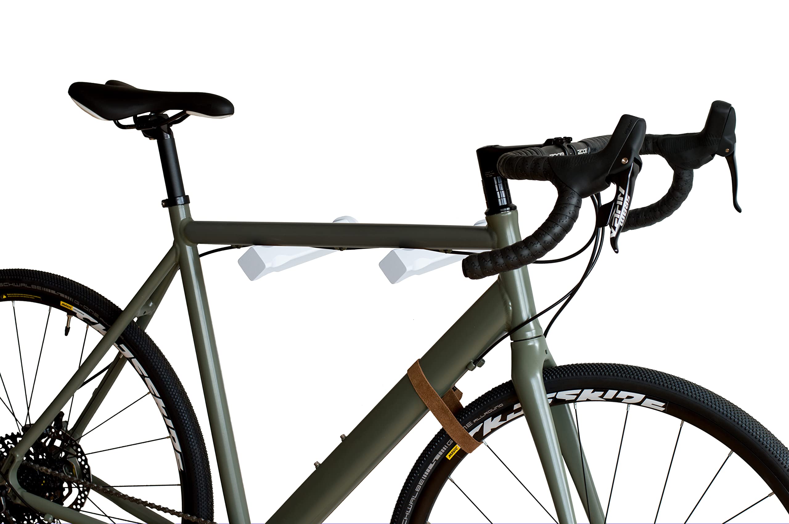 Fahrrad Wandhalterung MONBAK MB05 Massivholz Rennrad Gravel Bike Fahrradhalter Fahrrad Ständer Holz Buche