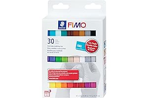 Staedtler FIMO Soft Polymer Modeling Oven Bake Clay for Jewelry Sculpting Crafting