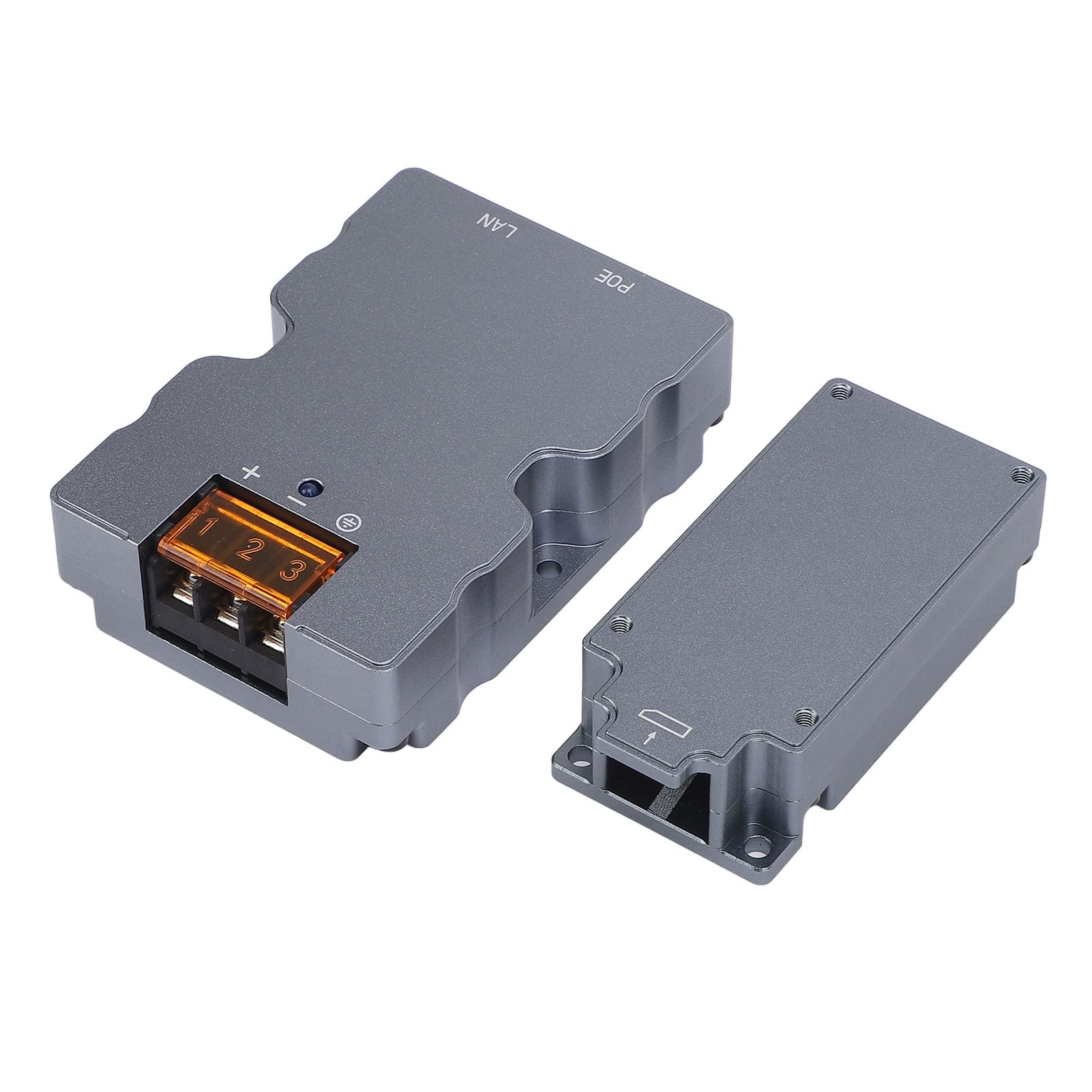Set Iniettore PoE Gigabit, Kit Adattatore PoE Passivo, Switch di Rete da 320 W, Schermatura Guard ESD e 10/100/1000 Mbps, Ideale per Sistemi Piatti