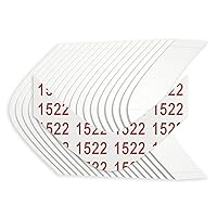 Vista 1 de Sunshine Tape 1522 Tiras de cinta para peluca Fabricadas en Estados Unidos Paquete de 36 Contorno AA Cinta adhesiva transparente de doble