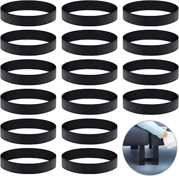 Outus 16 Pack Heavy Duty Couch Connector for Sectional Sofa Couch Straps Rubber Bands for Sliding Sofa, Easy Install Straps & No Tools Required, Furniture Connector to Prevent Damaged Floors