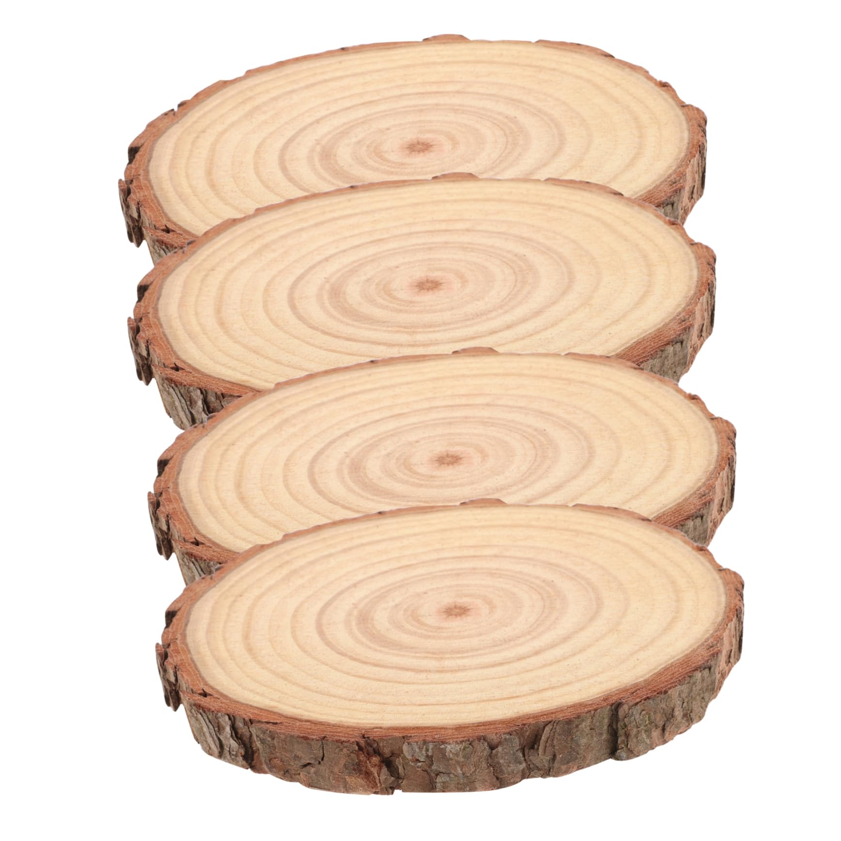 NUOBESTY 16stücke Unbehandelte Holzscheiben Für -projekte Natürliche Holzkreise Für Hochzeiten Bastelarbeiten Tischdekoration Und Kreative Kunsthandwerke