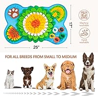 Vista 5 de Alfombrilla de olfateo para perros, alfombrilla de olfateo para mascotas para perros pequeños y medianos, alfombrilla de olfateo interactiva