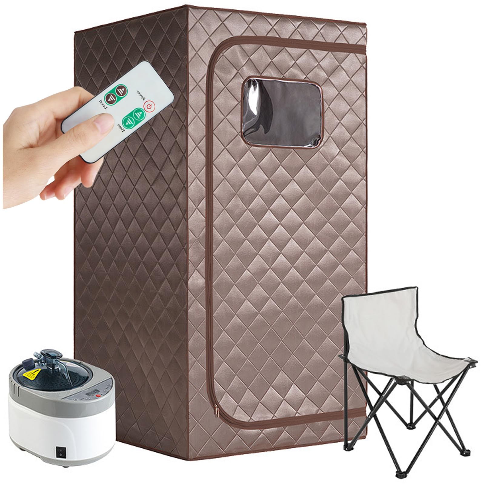 Amazon｜家のための携帯用サウナ、携帯用フルサイズの蒸気のサウナ、4L