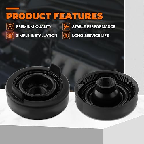 Miniatura 3 de GoaMotors Cubierta antipolvo para faros delanteros de 3.150 in, sello de goma con orificio de 0.787 in para kit de conversión LED