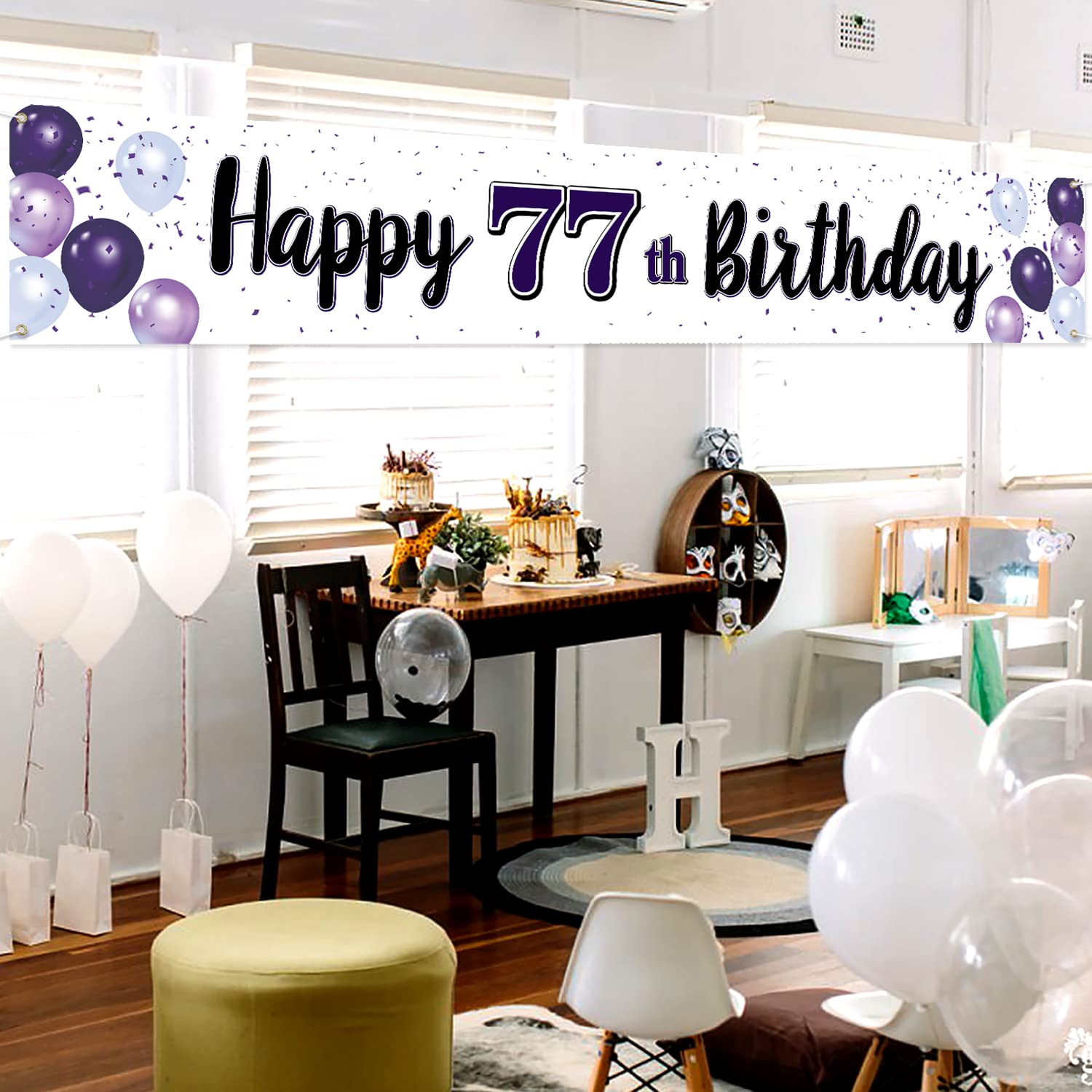 Happy 94th Birthday Hofschild-Banner – 3x0,6 M, Aus 600D Polyester, Für Outdoor-Geburtstagsdeko