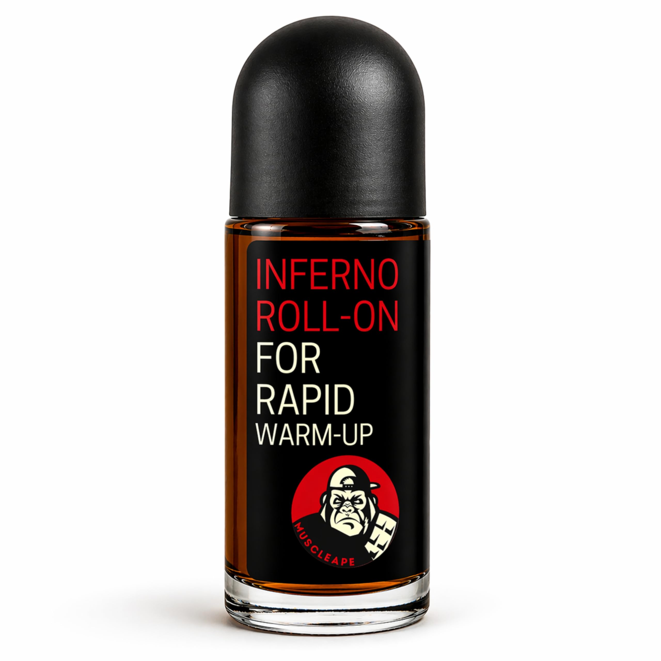 Muscleape Inferno Rollon for Rapid Muscle Warm Up Before Workout | Topical Heating Ointment for Athletes, Gym, Bodybuilding, Powerlifting & Sports | Pre Workout Muscle Stimulation Tech-picture-18