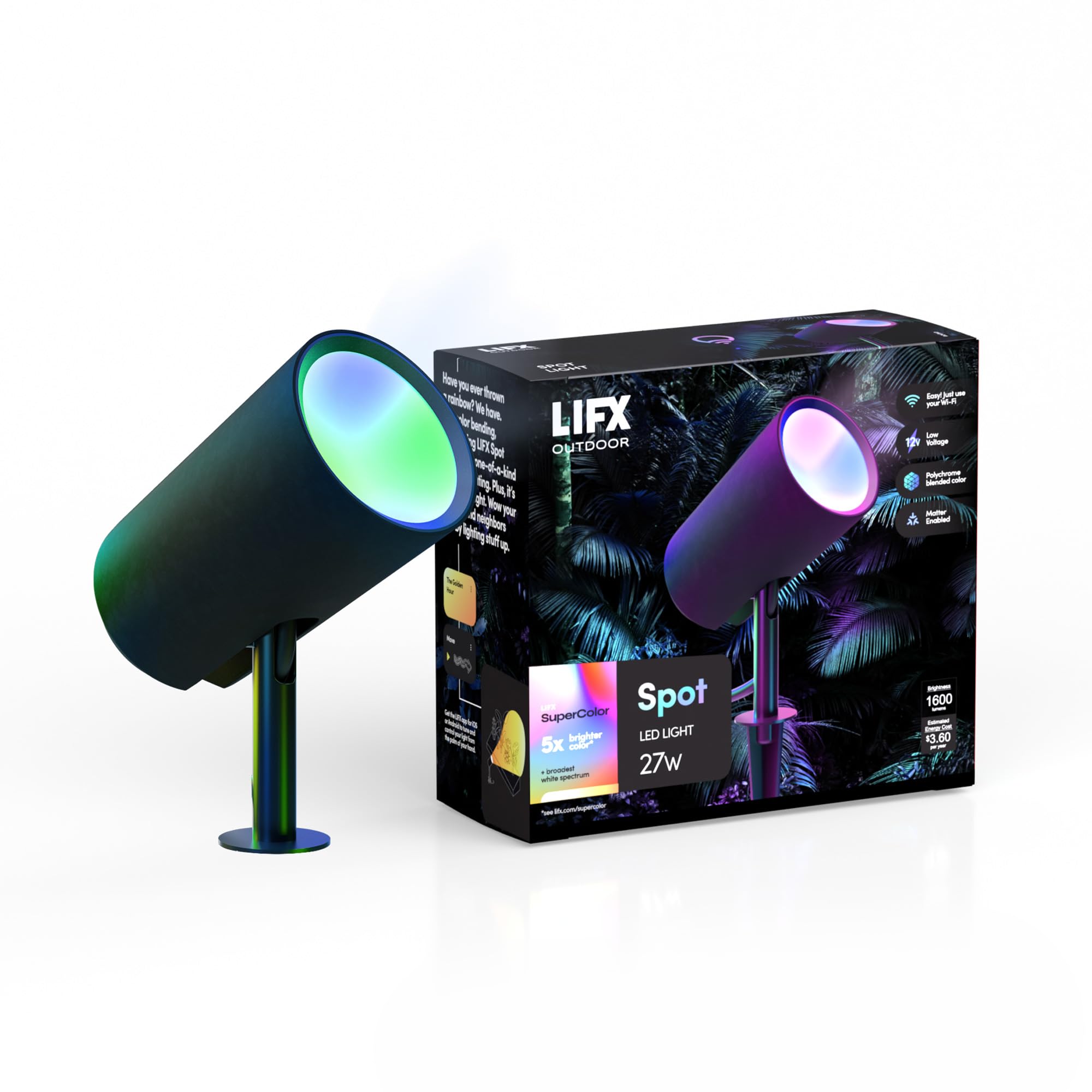 Photo 1 of LIFX SuperColor Smart LED Outdoor Spot Light