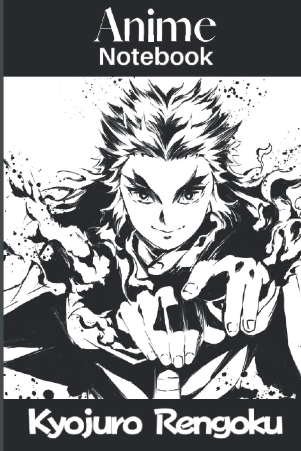 Kyojuro Rengoku Notebook Demon Slayer Kimetsu No Yaiba Kyojuro Rengoku ...