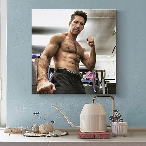 Miniatura 3 de VDUCK Scott Adkins - Póster de actor de luchador (8) pósteres de pintura de pared, lienzo para regalo, impresiones de sala de estar, póster de