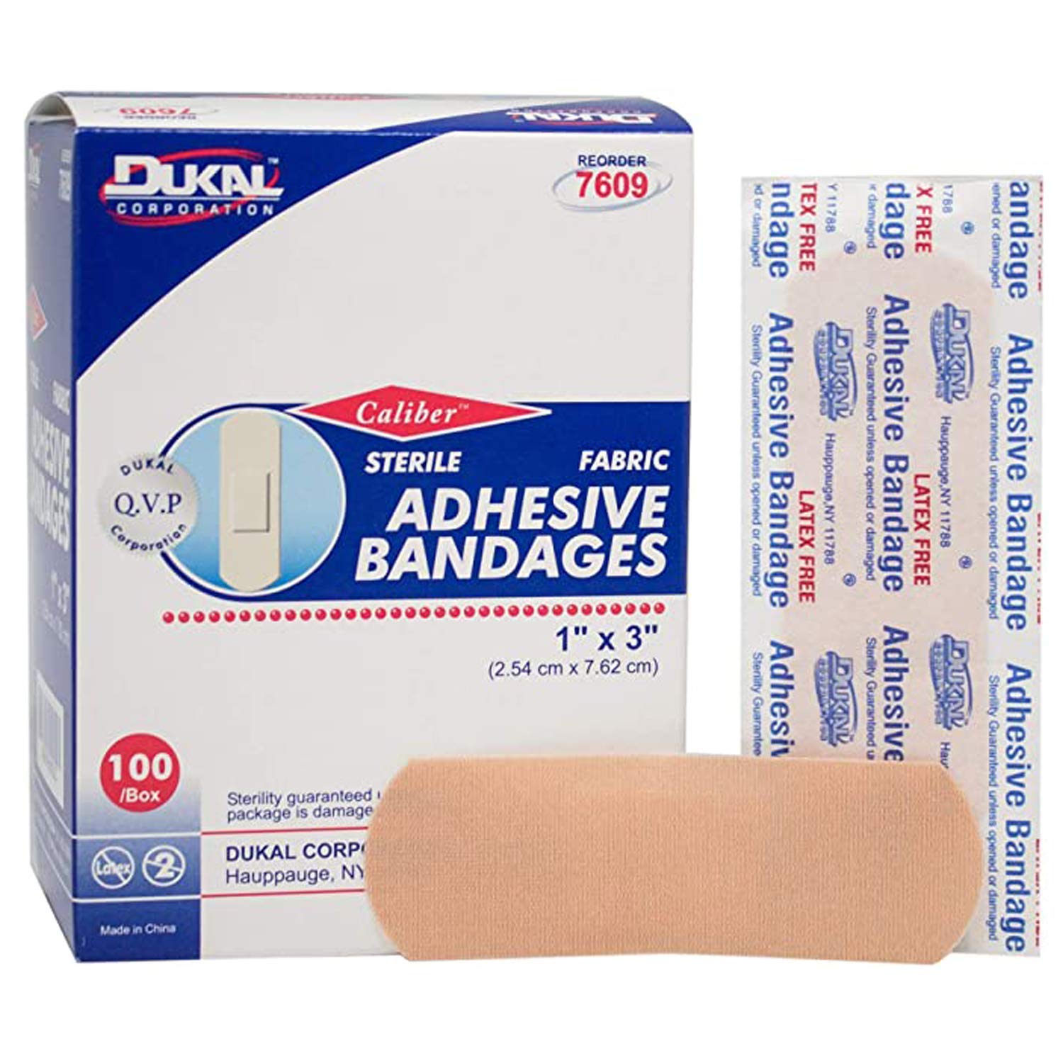 Buy Amazing Adhesive Bandages. Pack of 100 Sterile Fabric Bandages 1 x