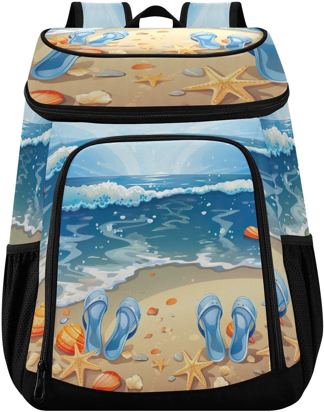 Beach Cooler Backpack 36 Cans Leakproof Waterproof Backpack Cooler Bag Beach Accessories Travel Camping Fishing Backpack for Women Men