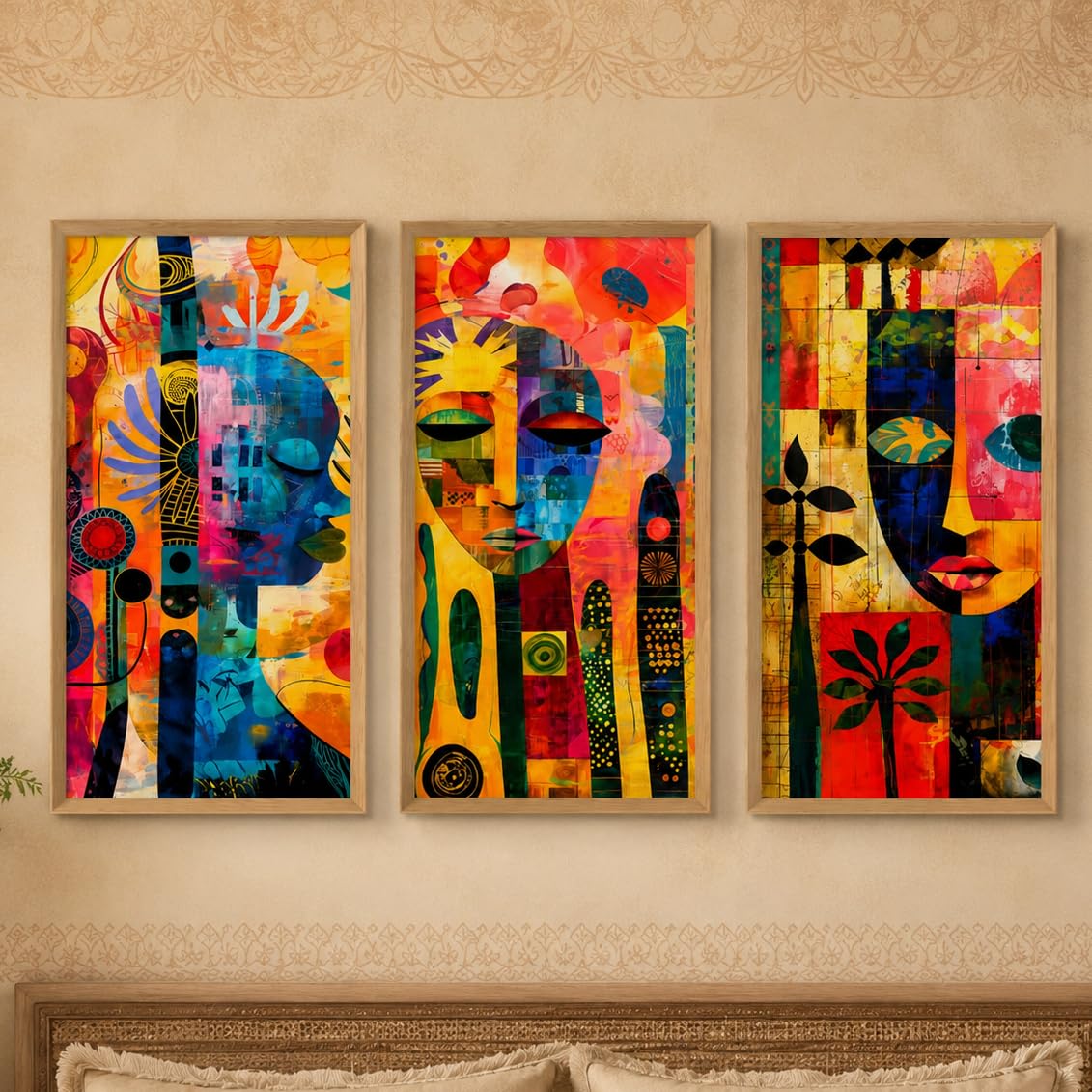 Vintage Botanical Wall Art Set - 3 Paintings -8
