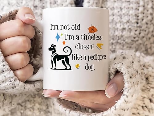 Miniatura 4 de Timeless Classic Pedigree Dog Funny Coffee Mug  Perfect Gift for Tea Lovers, Birthdays, Mothers Day  Retro Coffee Cup for Mum