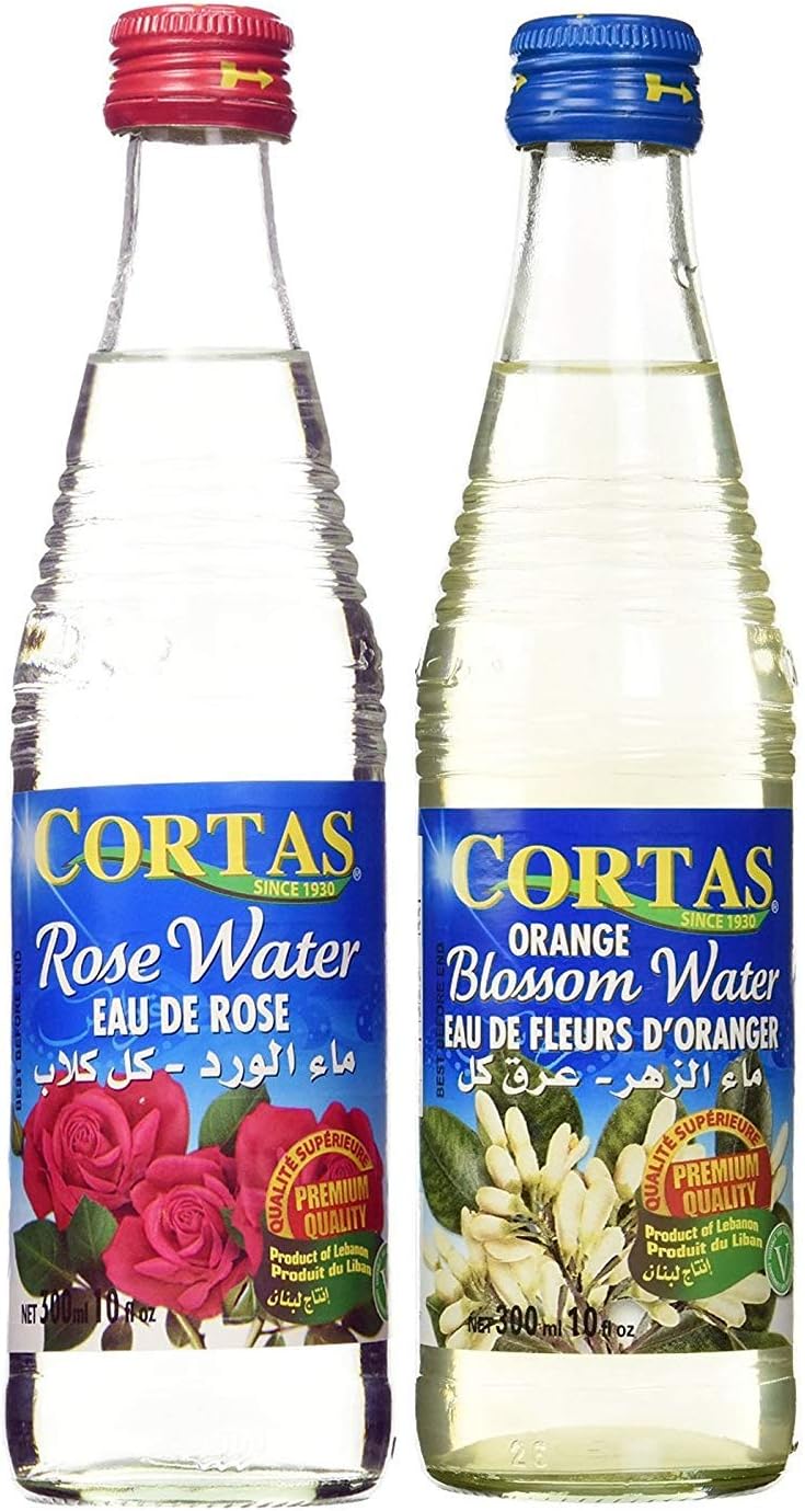 Cortas - 3 Rose Water + 3 Orange Blossom - Pack 6