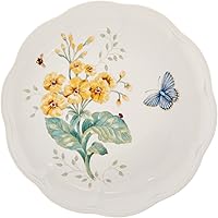Vista 122 de Lenox Butterfly Meadow 817046 - Juego de 6 platos para aperitivos, 3.05 libras