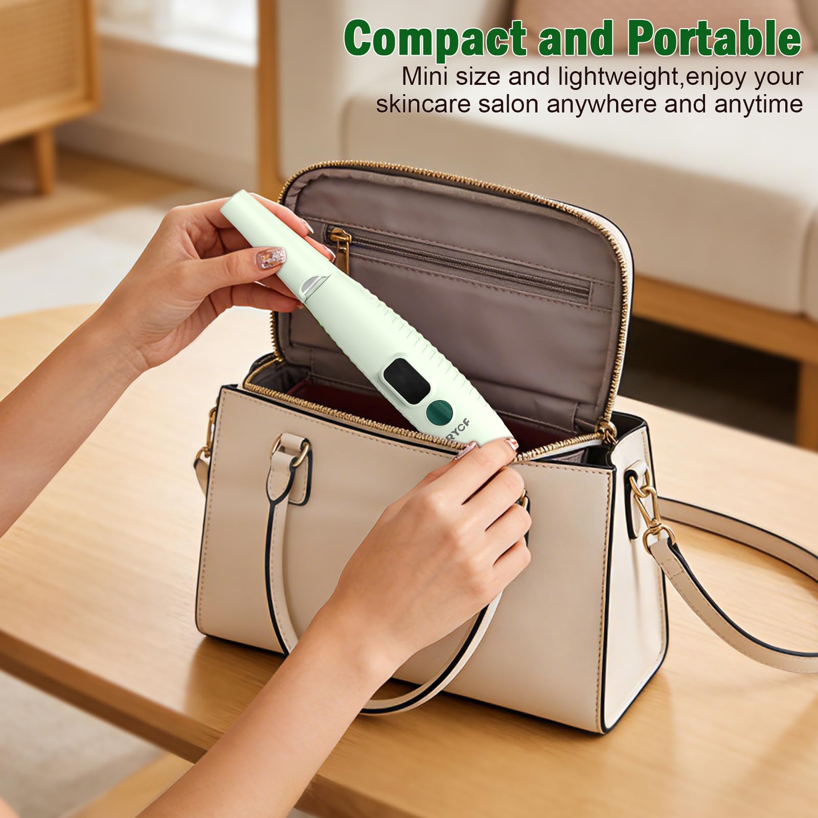 Sonic Rechargeable Dermaplaning Tool with LED Light and 3 Speeds