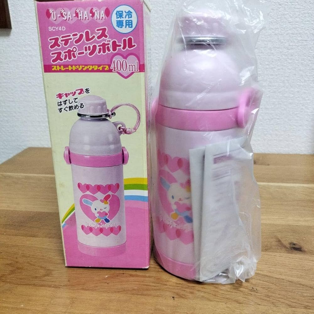 当時物　2003年　初期　ウサハナ　ストローポッパー　水筒　激レア 平成レトロ 当時物 2003年 初期 ウサハナ ストローポッパー 水筒 激レア