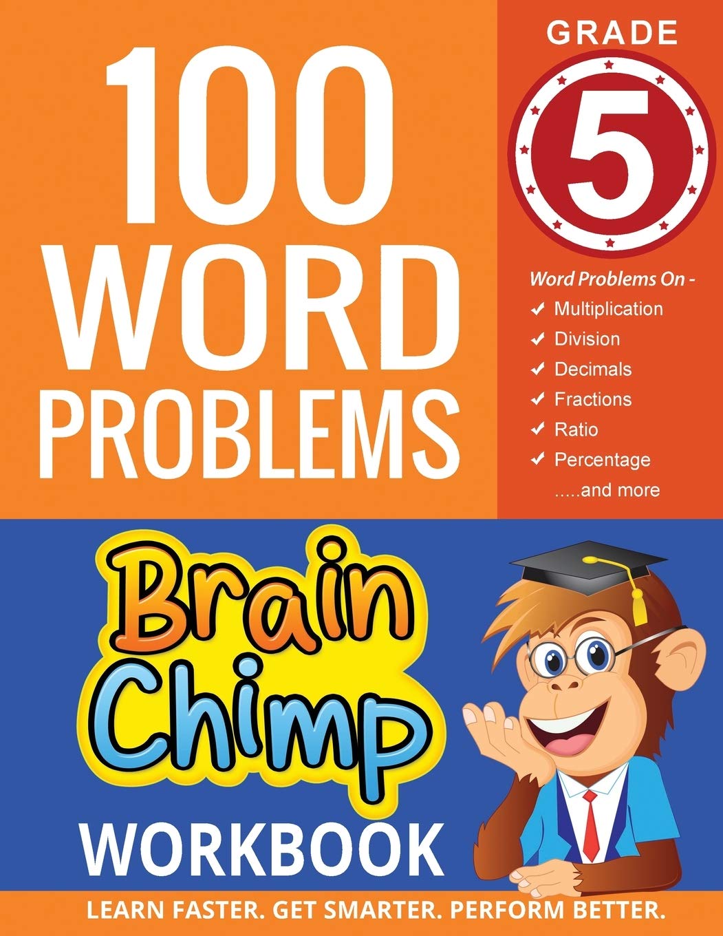 100 Word Problems : Grade 5 Math Workbook