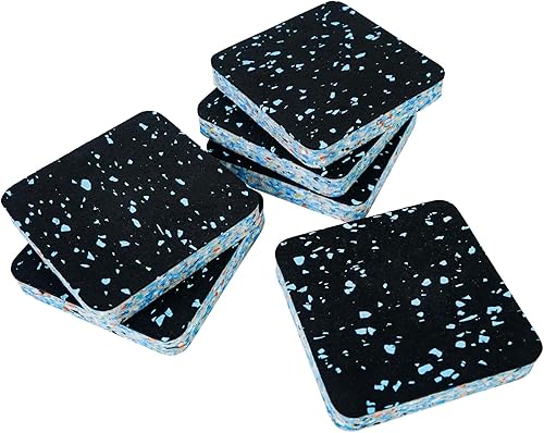 Luwint Almohadillas para cinta de correr, relleno de espuma de goma, almohadillas de aislamiento de sonido, almohadillas antivibraciones,