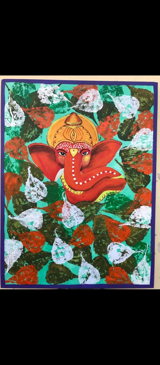 ganesh ji painting canvas board Amazon.in Home & Kitchen