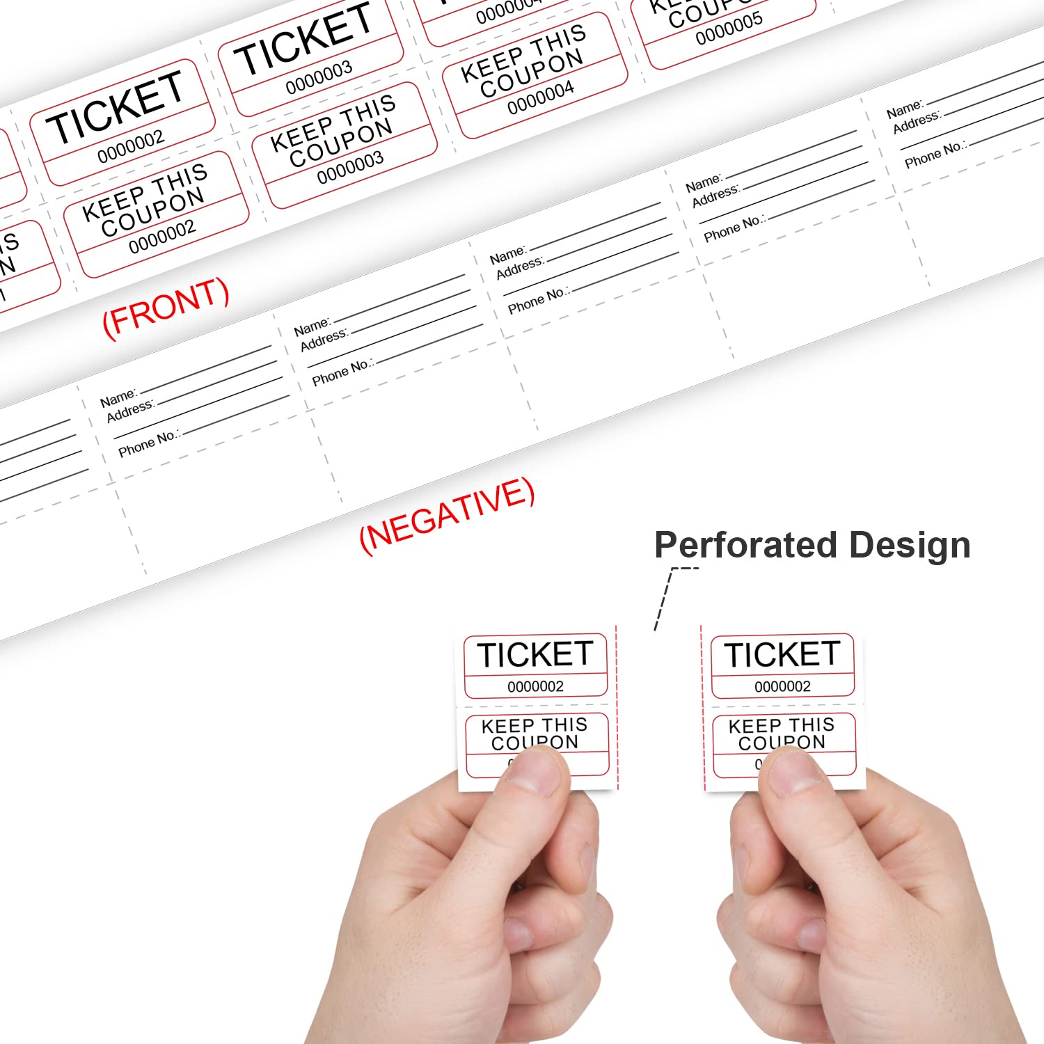 317　ロールチケット　7個 チケットロールNR2099J ｜ LBM ECストア