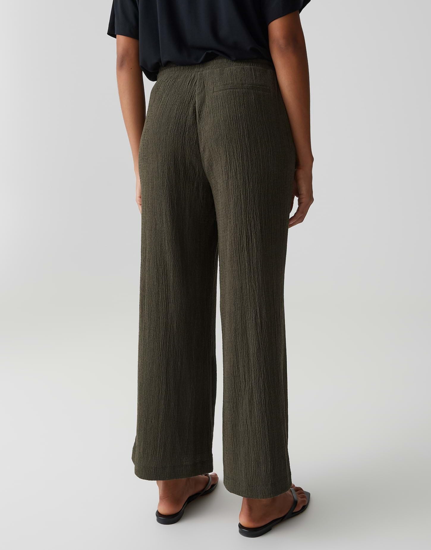 OPUS Damen City Pants | MILENI Sun Verkürzte City Pants in Crinkle Optik