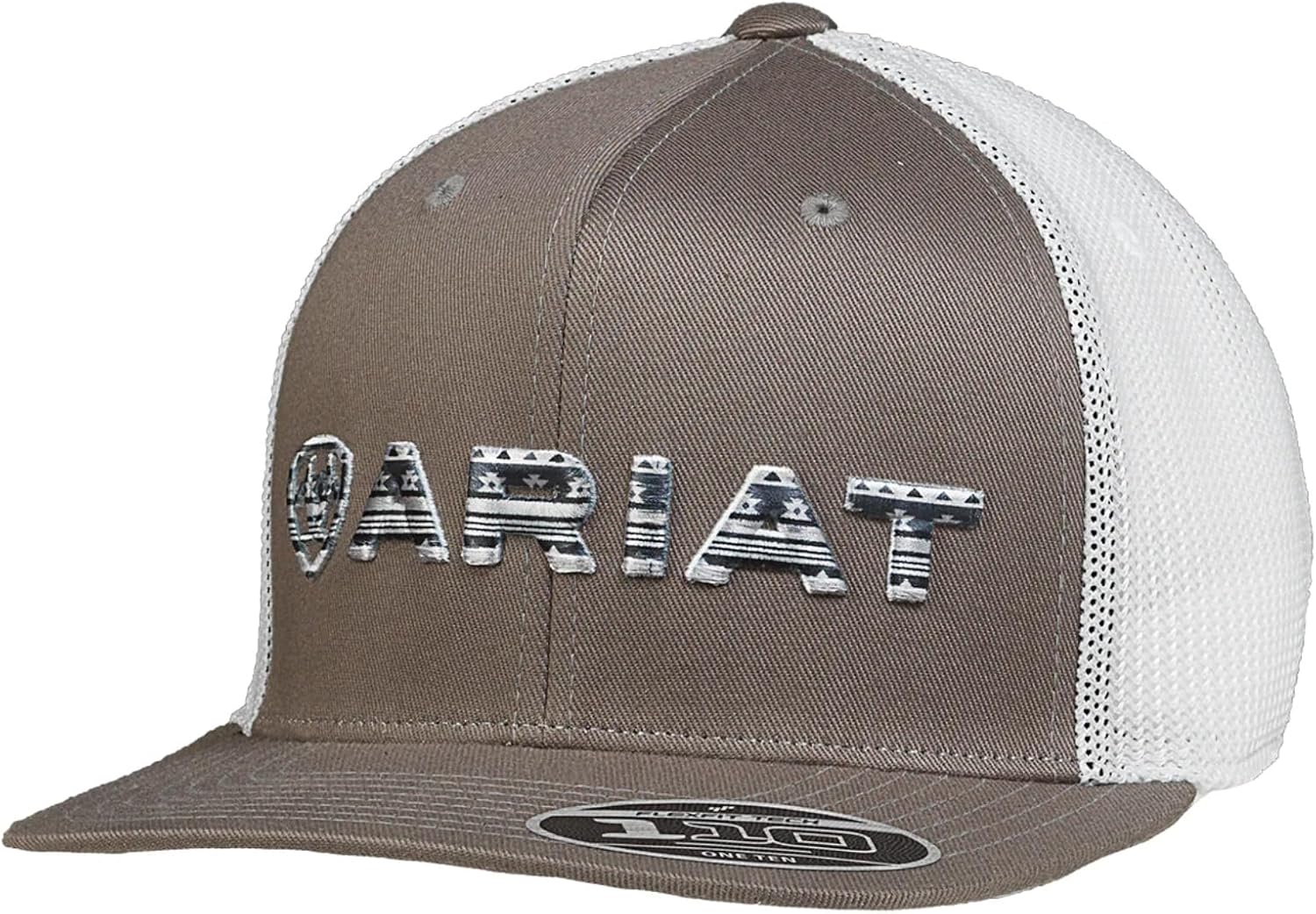 ARIAT Men's Flexfit 110 Cap with 3D Southwestern Print Embroidered Logo