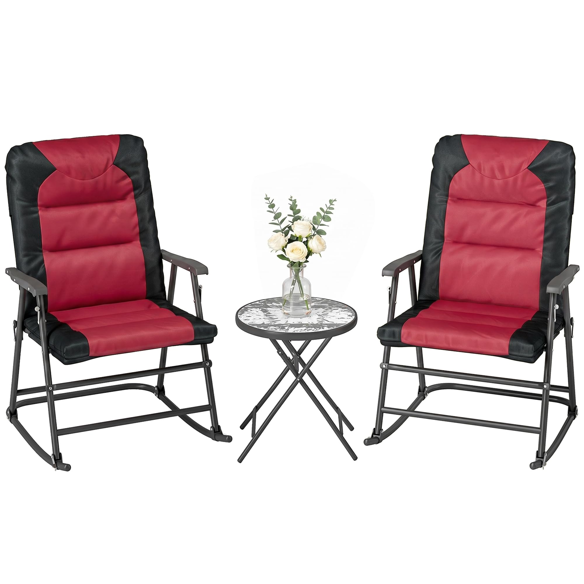Outsunny 3 Piece Outdoor Patio Furniture Set
