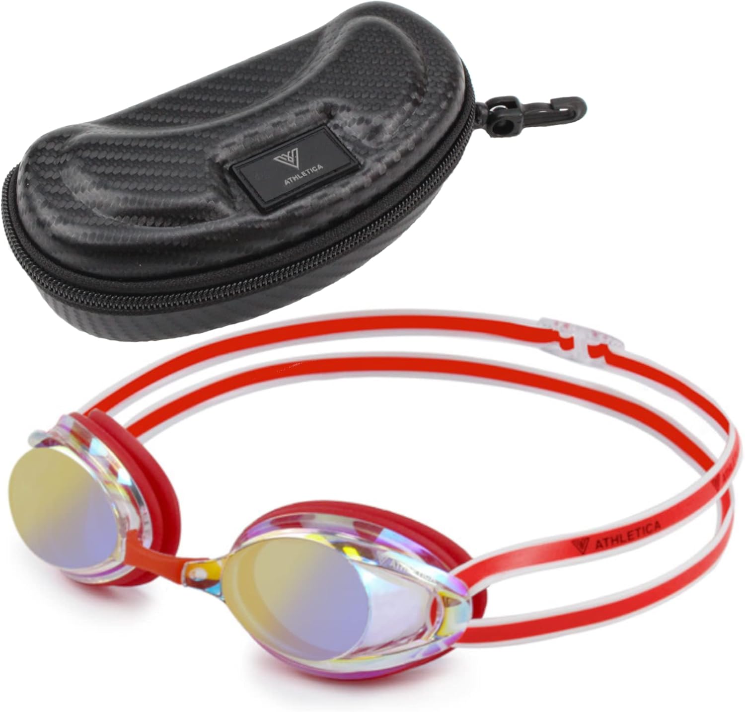 Unisex Adult and Youth Swim Goggles and Case