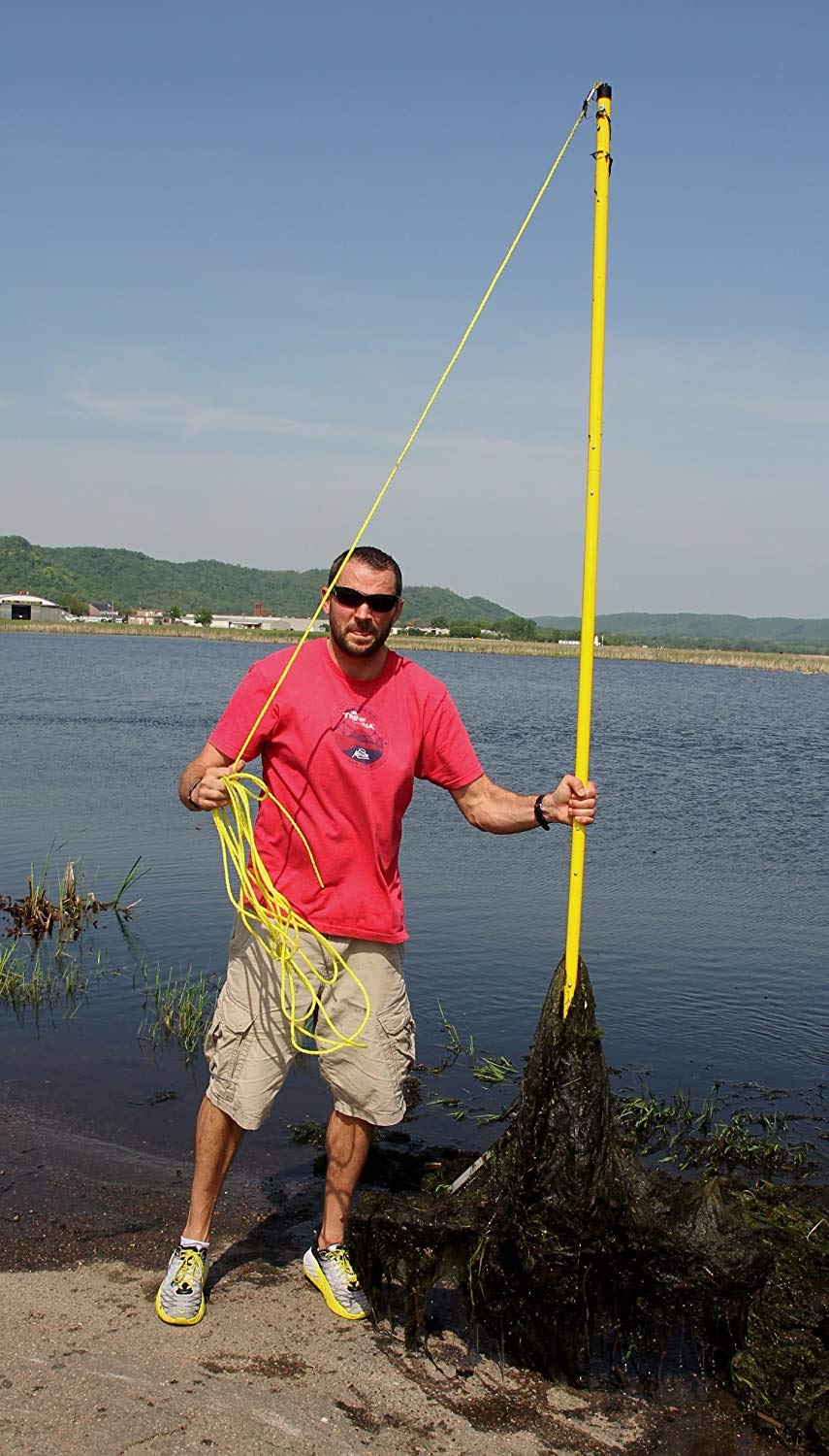 Jenlis Razer Rake - Collapsible All-Purpose Aluminum Lake and Landscape ...