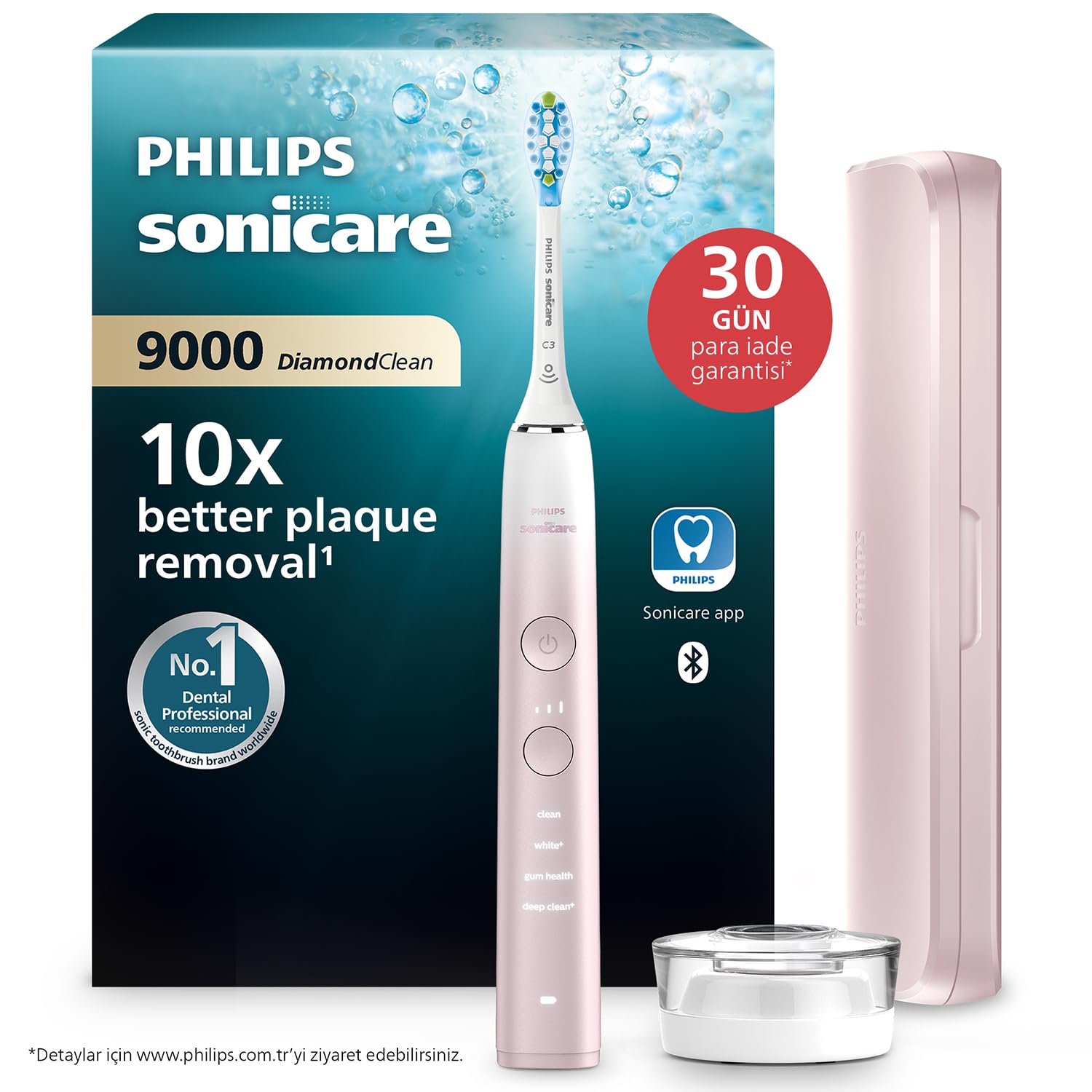 Philips Sonicare DiamondClean 9000 HX9911/84 Elektrische Schallzahnb?rste ? Special Edition - Erwachsener - Schallzahnb?rste - T?gliche Pflege - Tiefenreinigung - Zahnfleischpflege - f?r wei?e Z?hne