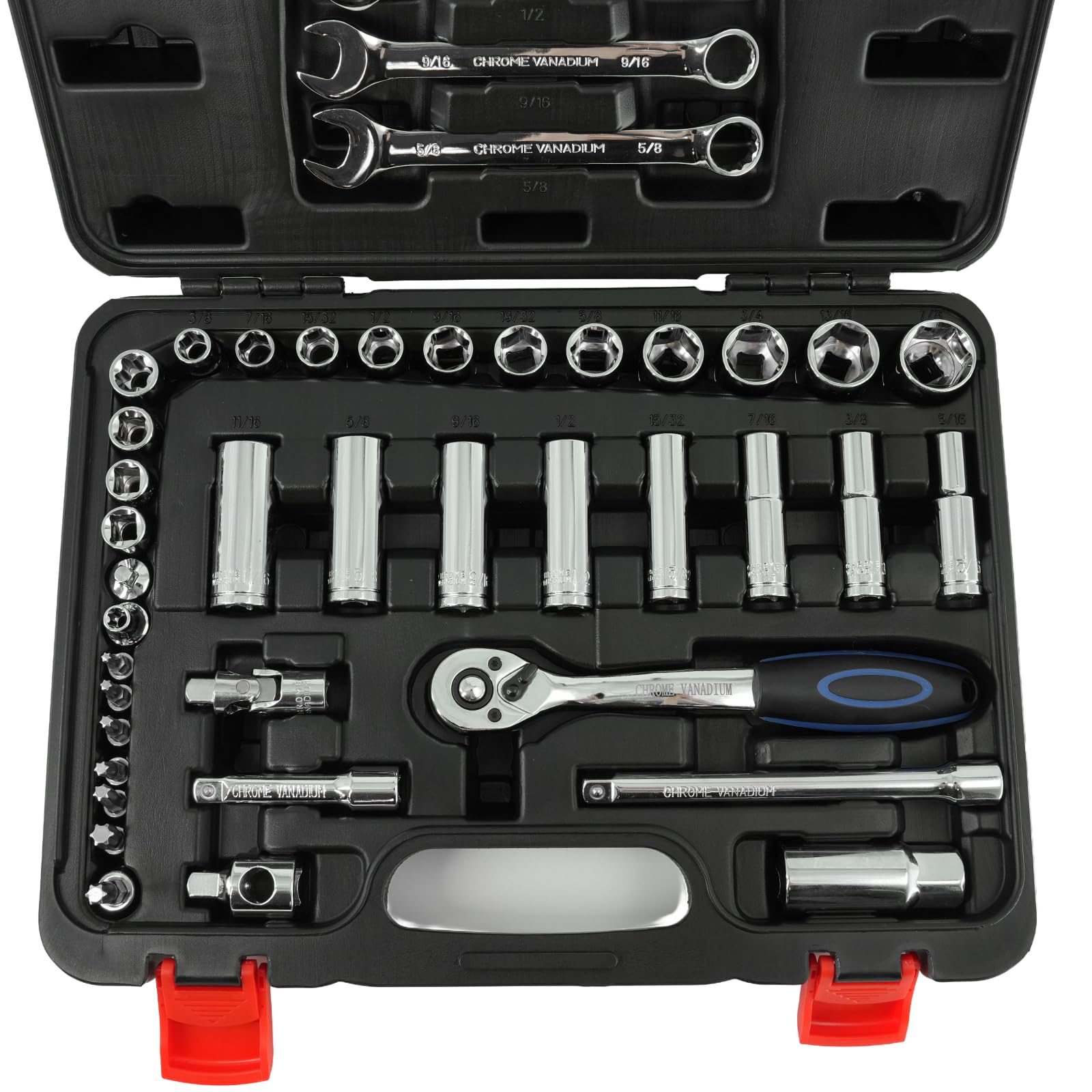 Amazon.co.jp: ハーレーメンテナンス インチ工具セット 44pcs TOOL348