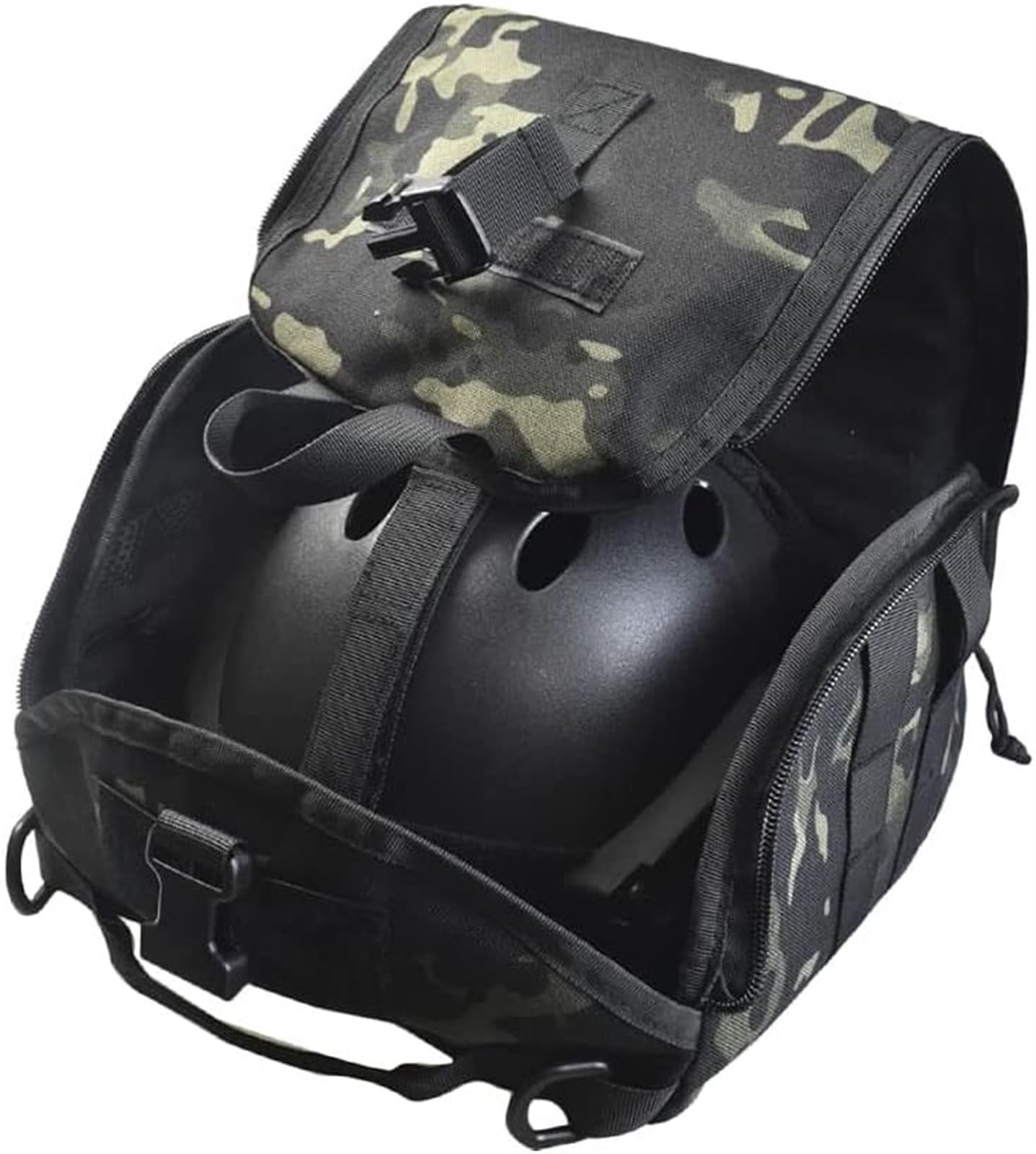 Allgemeine Taktische Helmtasche, Fast Helmet MOLLE Bag Pack for Tragen des Airsoft Fast Mich Paintball-Helms(Bcp)