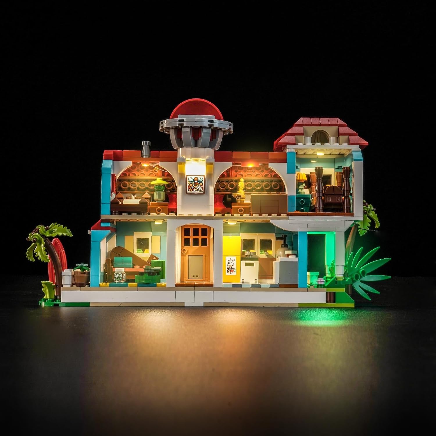 BrickBling LED Light Only, Compatible with Lego Lilo and Stitch Beach House, Creative Lighting Compatible with Lego 43268- Not Come with Model