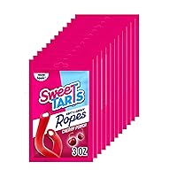 Vista 1 de SweeTARTS Ropes, Cherry Punch Candy, bolsa de 3 onzas (paquete de 12)