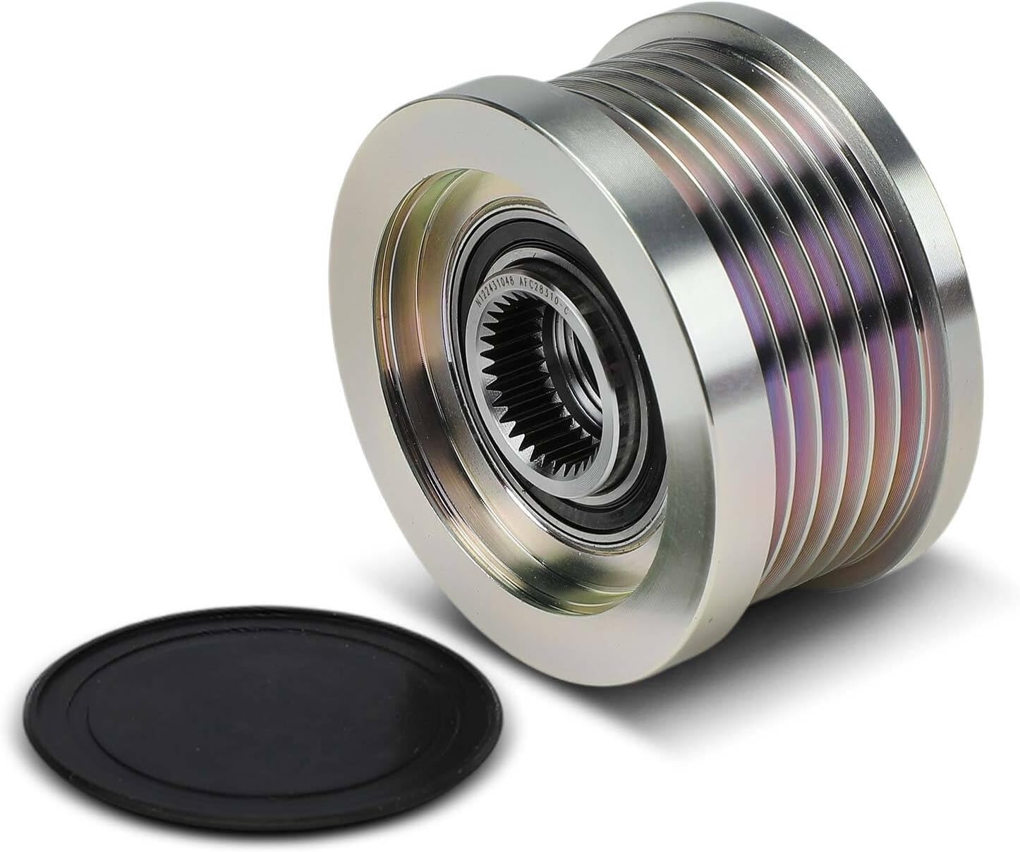Replacement Parts for Alternator Clutch Pulley for Ford Edge 2012 2013 2014 L4 2.0L with 6 Grooves CCW Mod-AP88P-69972