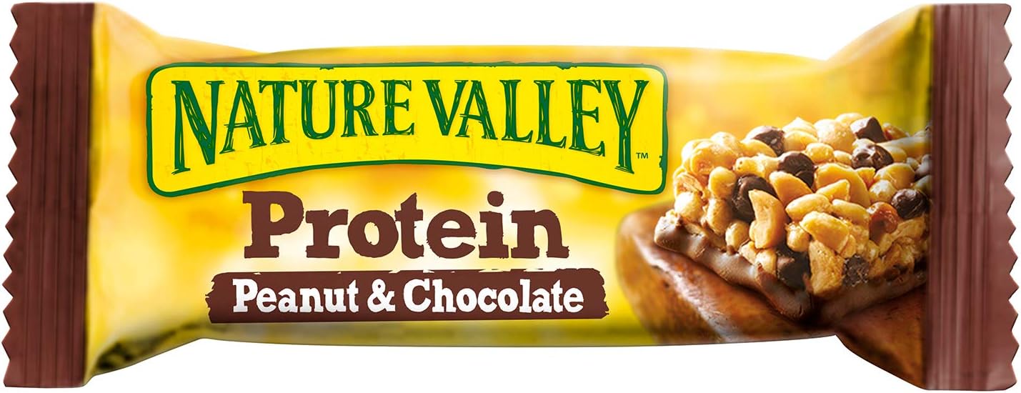 Nature Valley Protein Peanut & Chocolate Protein Bar, 40 g Amazon.co