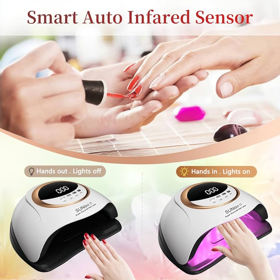 Amazon.com : UV LED Nail Lamp, 280W Professional UV Nail