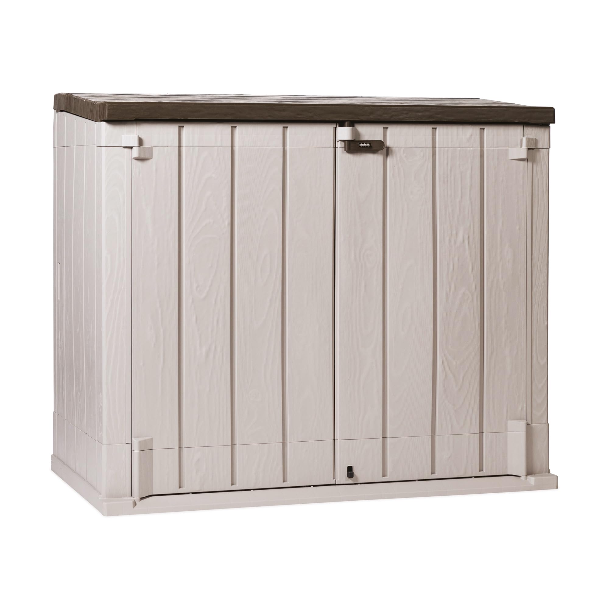 Boîte à outils d'extérieur 1270l étanche avec double porte frontale