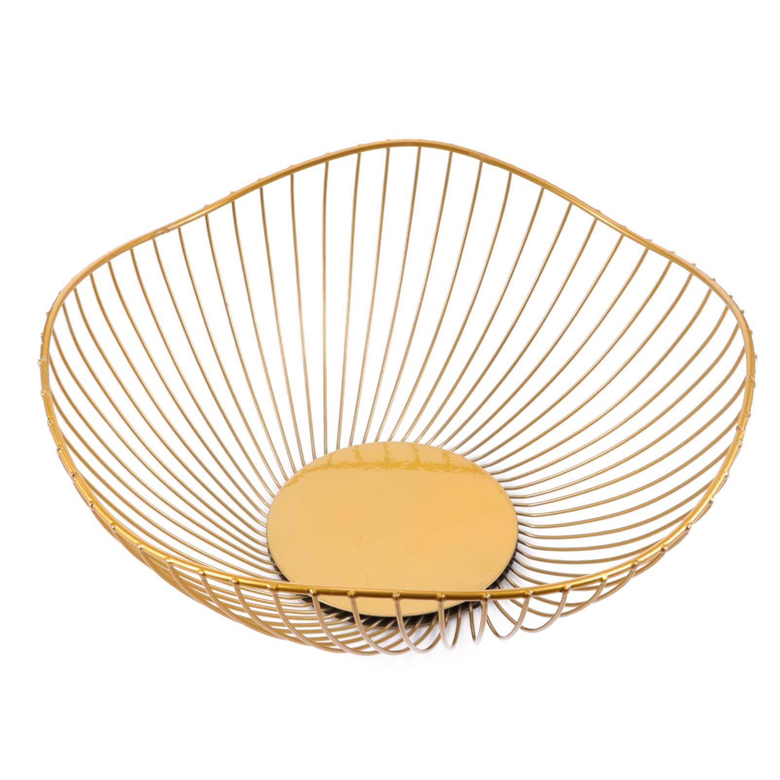 DOITOOL Metal Wire Basket Kitchen Fruit Basket Drain Rack Vegetable Rack Fruit Organizer